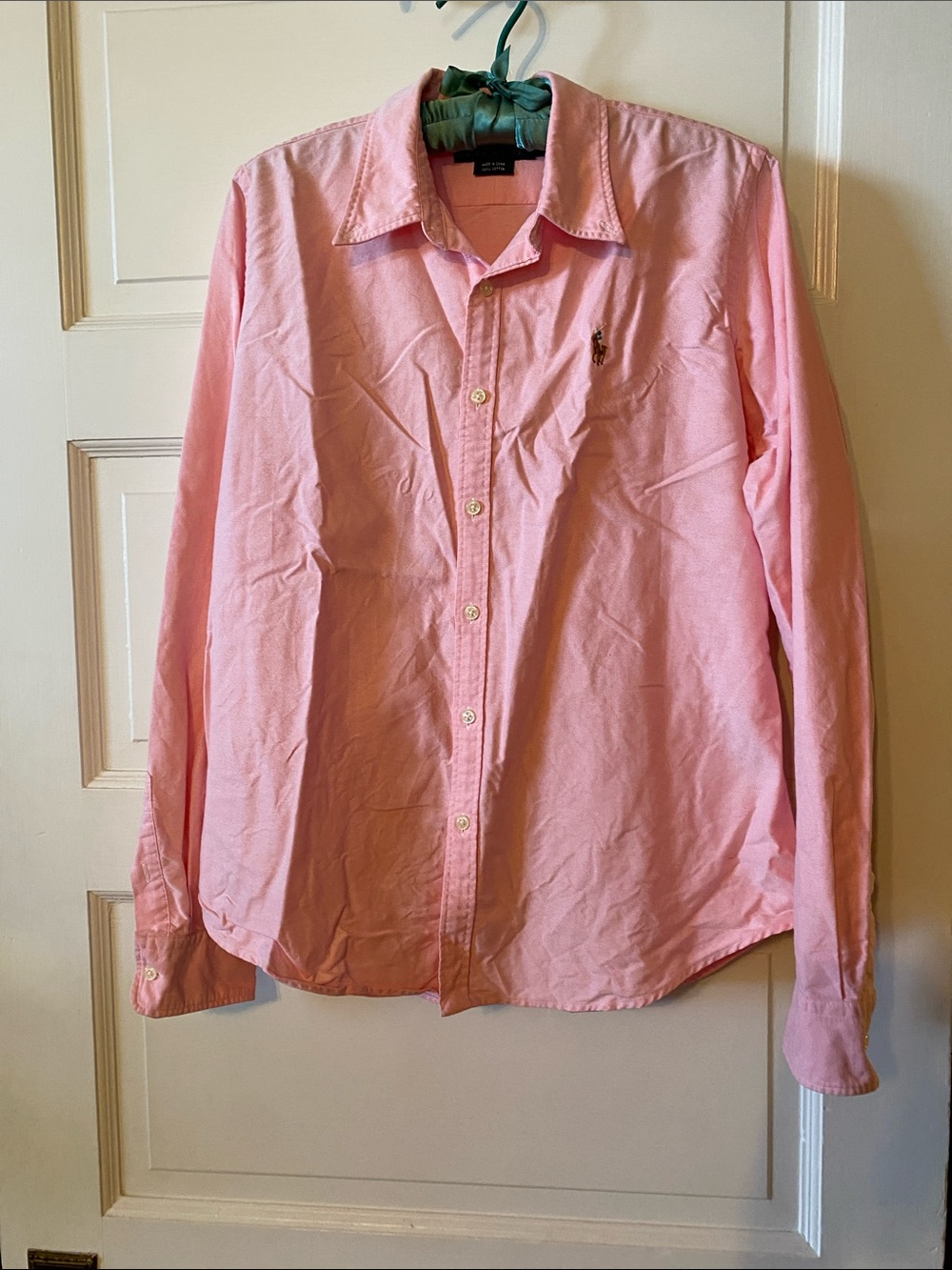 Ralph Lauren Women’s Pink Button-Down Oxford Shirt